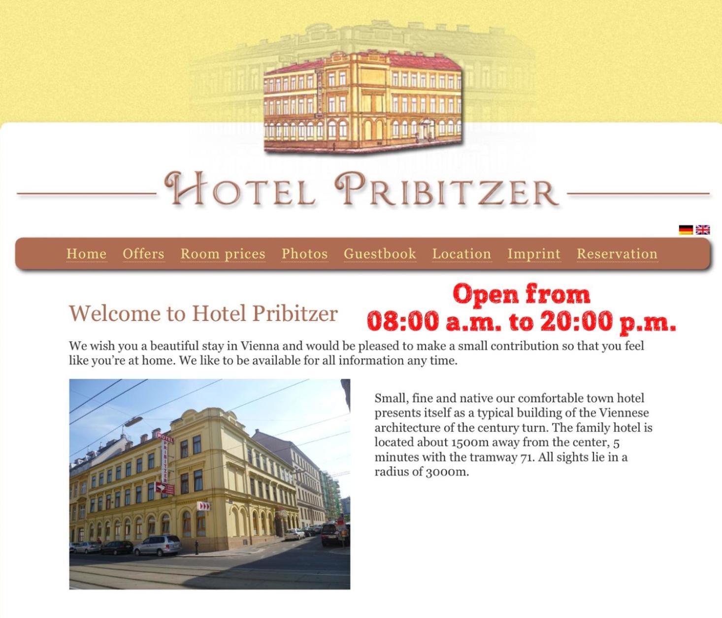 Hotel Pribitzer Viena Exterior foto